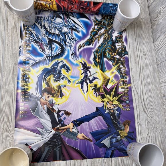 Yu-Gi-Oh Poster Calendar 2003 All 7 Sheets Kazuki Takahashi 16.5"x23.75" Vintage - Picture 4 of 15